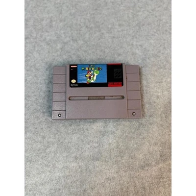 任天堂超级马里奥世界视频游戏盒 SNSP006 经典 1992 年收藏 — 第 1/3 张图片