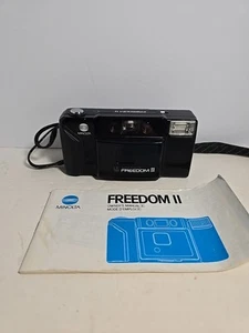 Minolta Auto Focus Freedom II Point & Shoot 35mm Film Camera READ DESCRIPTION - Picture 1 of 8