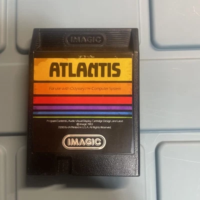 Atlantis -- Odyssey 2 Computer - Cart Only - VERY RARE !!!  IMagic FREE SHIP - Image 1 of 4
