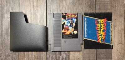 NES Nintendo AUTHENTIC Back To The Future COMPLETE W Manual Case - Image 1 of 3