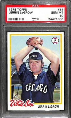 1978 Topps #14 LERRIN LaGROW PSA 10 GEM-MT 24471806  - Image 1 of 3