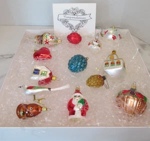 Bronner's Newlywed's Collection Mercury Glass Ornaments Set 13 Christmas - Picture 1 of 22