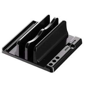 Support vertical universel pour ordinateur portable plastique noir pour PC portable ordinateur tablette W7Z9 - Photo 1/9