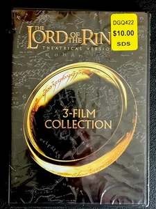 ๐ฅ THE LORD OF THE RINGS DVD 3 FILM COLLECTION THEATRICAL VERSIONS NEW - Picture 1 of 2