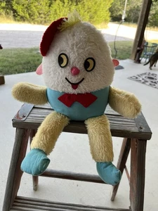 Vintage Commonwealth Toy Co Humpty Dumpty Musical Plush WORKS Lullaby Song - Picture 1 of 7