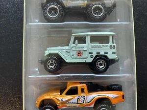 Matchbox MBX Rally II, Toyota Land Cruiser National Parks, Datsun 510. 5 car set - Picture 1 of 3