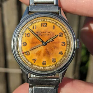 Movado Tempomatic Watch 34mm Borgel FB Automatic - Picture 1 of 10