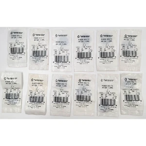 Crown Bolt Mirror Rosette Antique Floral 1" Steel Zinc Plated 1 Pack Lot of 12 - Picture 1 of 3