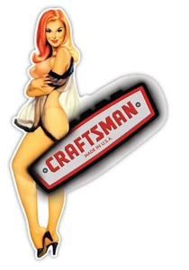 CRAFTSMAN girl sticker decal 3" x 5" - Bild 1 von 1