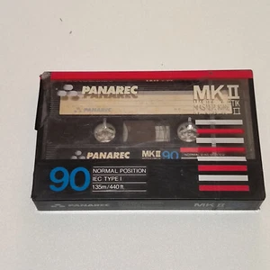PANAREC MKII 90 Blank cassette iec type 1 brand new sealed - made in indonesia - Picture 1 of 6
