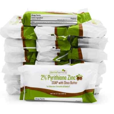 Jabón de manteca de karité 2 % piritiona de zinc (ZNP BAR) (3,7 oz) 20 barras Foto 1 de 4