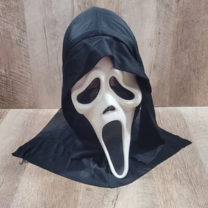 Scream Hooded Ghost Face Halloween Mask - Easter Unlimited 2012 9206S - Picture 1 of 10
