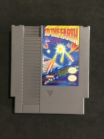 TO THE EARTH NINTENDO NES PAL A MATTEL GBR USATO SOLO CASSETTA