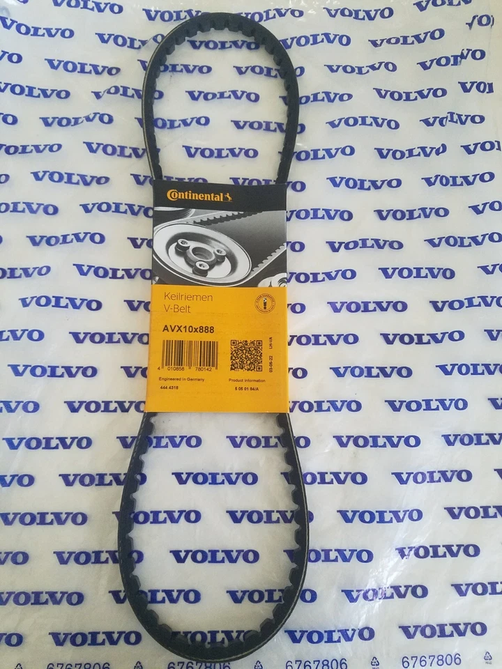 Correia alternadora e geradora Volvo B18 - 122S,142,144, 145,544, P1800 - 1800E  - Imagem 1 de 3