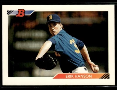 1992 Bowman #583 Erik Hanson Seattle Mariners - Image 1 of 2