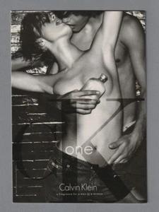 Werbekarte Postkartenformat - One von Calvin Klein beidseitig - Bild 1 von 2