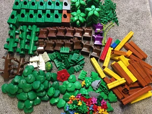 lego duplo tree leave flower rock building garden house purple lavender mushroom - Picture 1 of 44