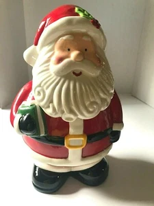 Holly Jolly Santa Cookie Jar 12 Inch - Picture 1 of 9