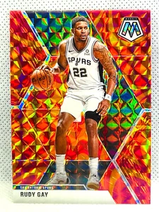 2019-20 Panini Mosaic Basketball - RUDY GAY #26 - Reactive Orange Prizm - Picture 1 of 2