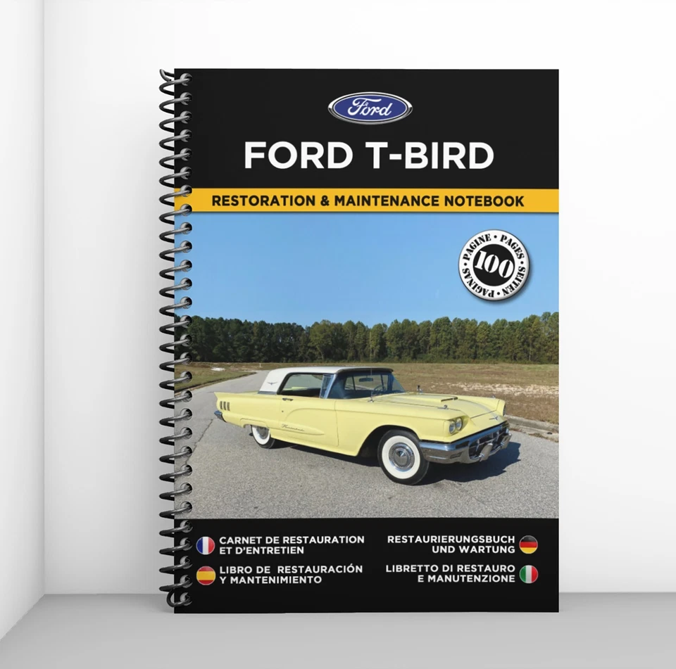 FORD T-BIRD : Libretto Di Restauro E Manutenzione - CONSEGNA GRATUITA - Immagine 1 di 4