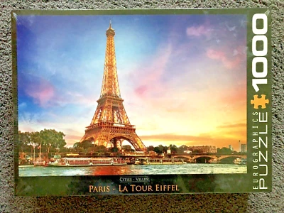 Eurographics 1000 Piece Puzzle Paris La Tour Eiffel Tower 6000 0765 NIB - Image 1 of 4