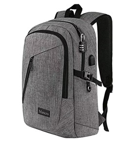 Las mejores ofertas en Mochilas de portátil Mancro Gris | eBay