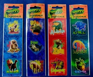 LOTE DE 4 HOJAS PEGATINAS DINOSAURIO WALTDISNEY STIKER DE SANDYLION STIKERS - Imagen 1 de 10