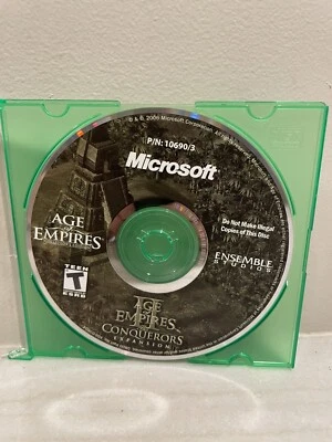 Age of Empires 2 Gold Ed. Expansion: The Conquerors-PC CD ROM-Rated T DISC ONLY - Image 1 of 2