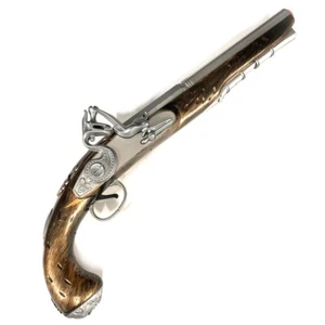 Kids Fake Pistol Pirate Fancy Dress Costume Flintlock Western Steampunk Gun - Picture 1 of 5