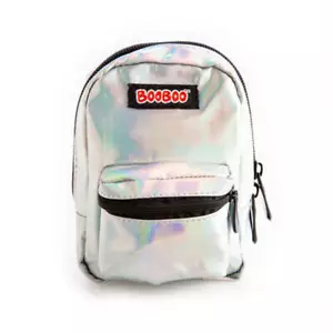 BooBoo MINI BACKPACK - IRIDESCENT SILVER Great Item For Busy People On The Go! - Picture 1 of 3