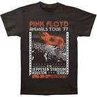 Men's Pink Floyd Animals Tour '77 Slim Fit T-shirt XXXX-Large Coal