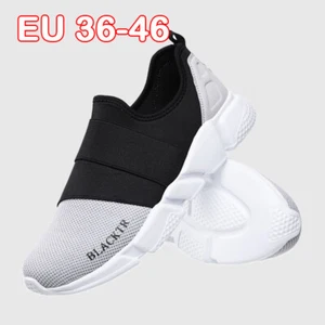 Fashion Men's Athletic Shoes Slip on Shoes Mesh Loafers Lightweight Sports Shoes - Picture 1 of 37
