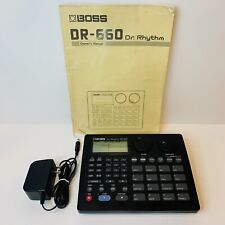 Boss DR-660 Rhythm Drum Machine Owners Manual Power Supply - AS IS Sort Of Works