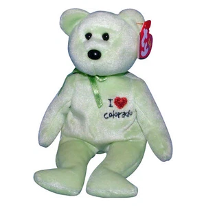 Ty Beanie Baby Colorado I Love - MWMT, Bear - Picture 1 of 1