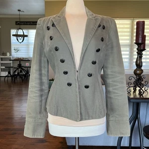 Chaqueta Miss Me Distressed para mujer talla grande verde militar cierre frontal - Imagen 1 de 19