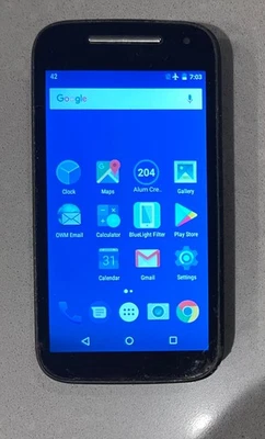 As-is Motorola XT1527 Moto E 2nd Gen. Cricket Smartphone - Image 1 of 4