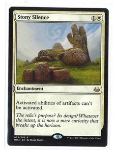 MTG Modern Masters 2017 - 1x Stony Silence - NM - Picture 1 of 1