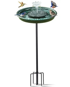 Solar Powered Bird Bath with Fountains for Hummingbirds,Stable Stylish Design... - Picture 1 of 8