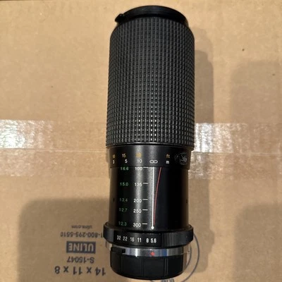 Sears 100-300mm f5.6 MC Telephoto Zoom Lens For Pentax K PK Mount Camera - Works - Image 1 of 4