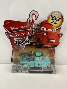 Disney Cars Toon Dr. Mater Tow Truck Blue HTF - Picture 1 of 3