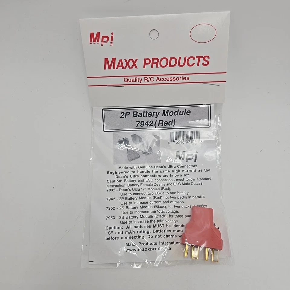 Maxx Products MPI 2P Battery Module 7942 (RED) - Image 1 of 2