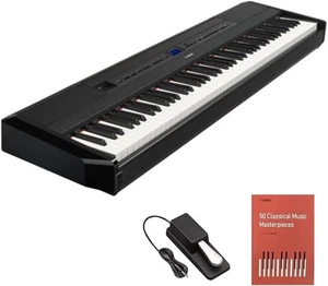 Yamaha P-225WH P Series P Digital Piano Black speaker with accessories - Picture 1 of 7