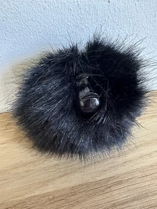 New Kipling POMPOM Monkey Keyring/Keychain TIBE in TRUE BLACK - Picture 1 of 4