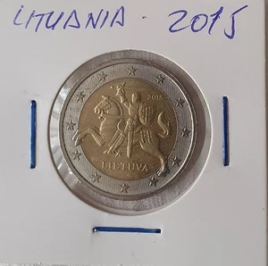 Moneda De Dos Euros De Lituania Circulada Año 2015 Excelente Estado De Conservac - Imagen 1 de 2