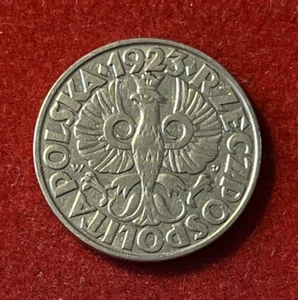 Poland 50 Groszy 1923 Nickel Coin Y#13 T6617 - Picture 1 of 2