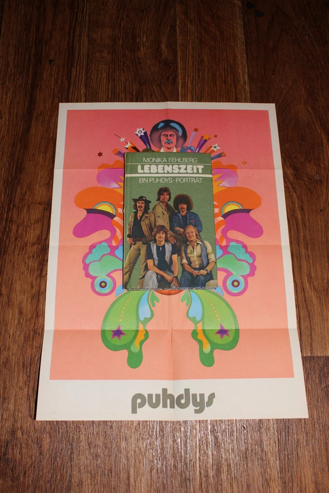 lebenszeit - ein puhdys portrait monika fehlberg mit poster 1979 1970er jahre - Bild 1 von 1