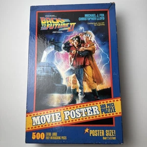 Vintage 1989 Back To The Future 2 Movie Poster 500 Piece Puzzle Lrg 2'X 3' - Picture 1 of 8