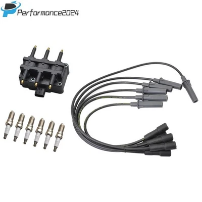 Para Dodge Caravan Grand Caravan 3.3L V6 6X Bujías + Juego de cables y bobina UF305 Foto 1 de 4