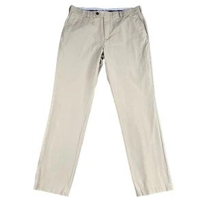 Brooks Brothers Milano Mens 100% Supima Cotton Beige Dress Pants Sz 36 x 34 - Picture 1 of 6