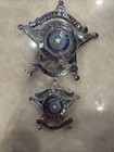 OBSOLETE! Original Guadalupe County Texas Deputy Sheriff Badge Set Of 2 Simmang